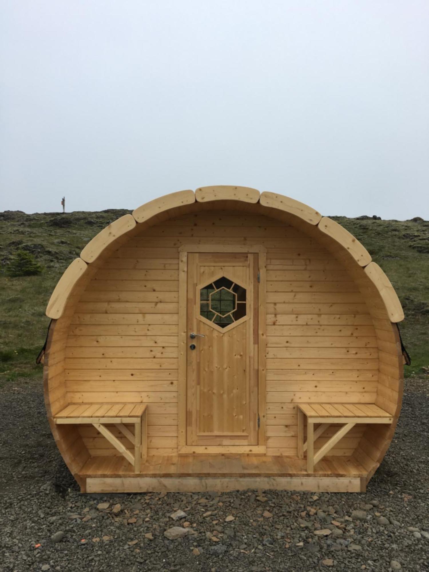 Framtid Camping Lodging Barrels Djupivogur Luaran gambar