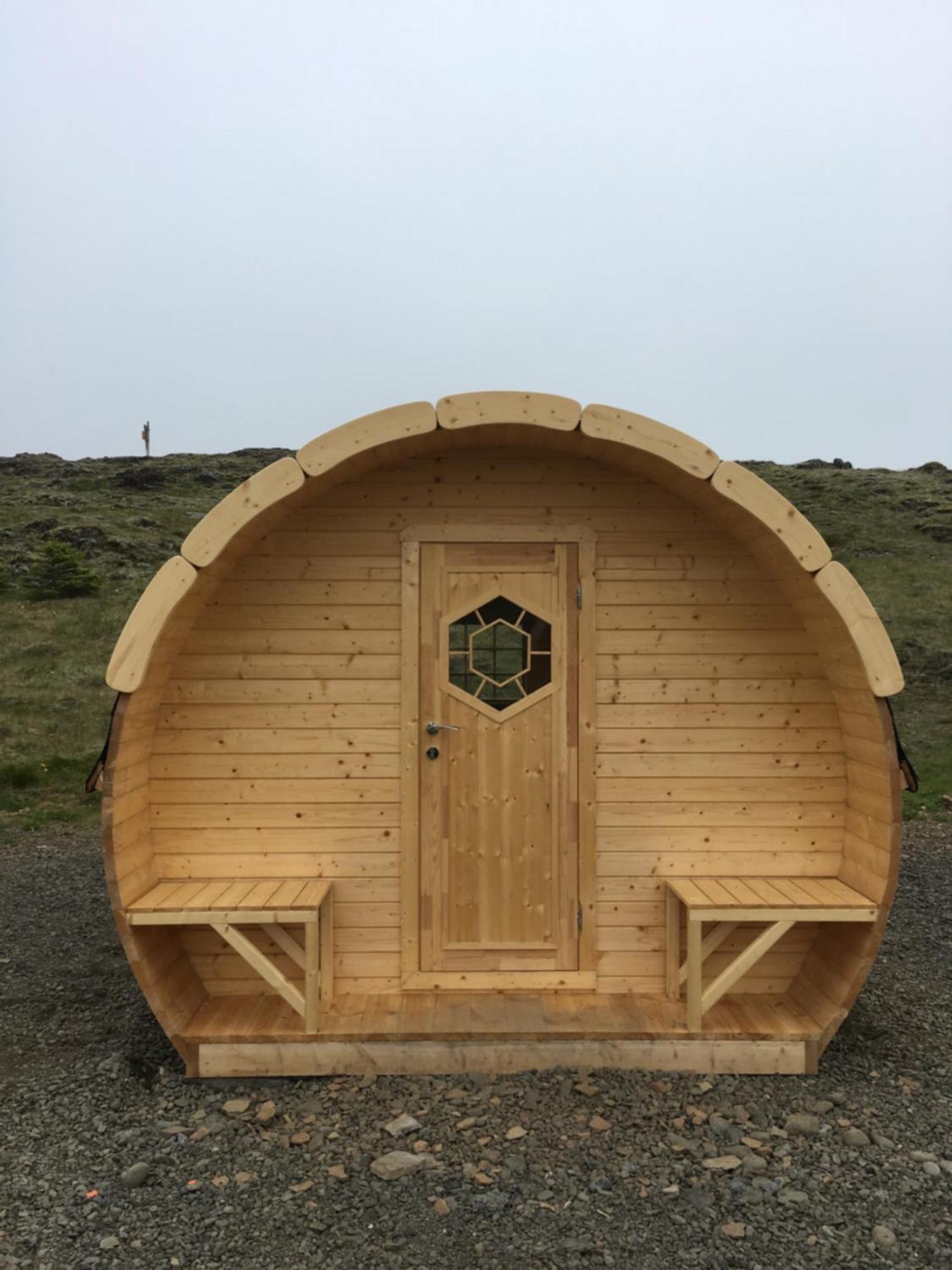 Framtid Camping Lodging Barrels Djupivogur Luaran gambar